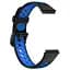 Силиконовый ремешок Primolux Perfor Classic для фитнеса браслета Huawei Band 7- Black Blue - миниатюра 4