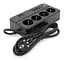 Мережевий фільтр-подовжувач Voltronic G-13 3000W 4 Socket + 4 USB 3.2 А + 2 Type-C 2 м Black - мініатюра 4