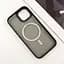 TPU+PC чохол Blueo Skin Friendly Frosted with MagSafe для Apple iPhone 15 (6.1) Чорний / Black - мініатюра 4