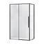 Душова кабіна Eger A Lany 120x80 з піддоном 599-550 Black - мініатюра 1