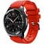 Силиконовый браслет L 22мм для Samsung Gear S3 Frontier - красный (REDS3) - миниатюра 1