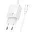 СЗУ Hoco N62 Gentle PD30W (1USB-C) + кабель Type-C to Type-C White - миниатюра 2
