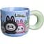 Кружка фарфоровая LABUBU Pure Happines 400 мл голубой FM-22D - миниатюра 1