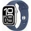 Смарт-часы Apple Watch Series 10 GPS 46mm Silver Alu. Case w. Denim Sport Band - M/L MWWM3 - миниатюра 1
