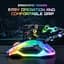 Компьютерная мышка Onikuma проволочная C24 с RGB подсветкой прозрачный корпус 800-7200 DPI Dual Scroll для ПК - миниатюра 7