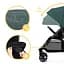 Прогулянкова коляска Kinderkraft Route, Platinum Grey (3953) - мініатюра 14