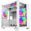 Корпус GameMax Infinity Mini белый, без БП, Mini Tower, Micro ATX/Mini ITX, 1хUSB 3.0, 2хUSB 2.0, 358х275х373 мм, 3.6кг - миниатюра 1