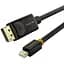 Кабель Сabletime Mini DisplayPort - DisplayPort (M/M), 3 м, 4K, Black (CD49N) - миниатюра 1