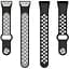 Ремінець DK CDK Silicone Sport Band Nike для Huawei Band 6 (012812) (black / grey) - мініатюра 3