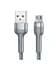 Дата кабель для заряджання REMAX Jany RC-124m USB 2.0 — micro USB 2.4A Срібний (1м) - мініатюра 2