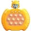 Електронна приставка Pop It консоль Quick Push Puzzle Game Fast антистрес іграшка Transformer yellow - мініатюра 1