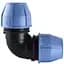 Колено ПНД Vsplast 63x63 4001 000007892 - миниатюра 1