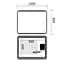 Дзеркало Mixxus Premium OLIVARY MR19-100x80-REVERSE (LED Touch, Anti-fog (3-6,5kK)) (MP6629) - мініатюра 5