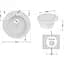 Кухонная мойка Lidz D510/200 WHI-01 белая (LIDZWHI01D510200) - миниатюра 6