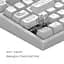 Игровая беспроводная клавиатура Dark Project ALU81 Terra Nova ENG/RUS (DPKB_NOVA_81_ANSI_WHITE_UA) - миниатюра 7