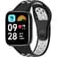 Ремешок DK для Xiaomi Redmi Watch 3 Active / 3 Lite Silicone Sport Band Nike (black / grey) - миниатюра 3
