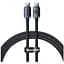 Кабель Baseus Crystal Shine Series Fast Charging Data Cable Type-C to Type-C 100W 1.2m Black (CAJY000601) - мініатюра 1