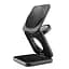 БЗП WIWU Wi-W035 Kevlar Mag Go 3 in 1 wireless charger Black - мініатюра 3