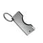 Захисний алюмінієвий чохол для ключа YubiKey 5 / 5C / Security Key NFC з брелком, Срібний, 1 шт - мініатюра 2