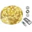 Уличная светодиодная гирлянда лента Большие капли 300 LED 30 м USB с пультом белый 8 режимов - миниатюра 1