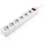 Мережевий фільтр живлення REAL-EL RS-6 Protect M 5m, white (EL122300035) - мініатюра 6