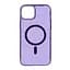 Противоударный чехол с MagSafe для Apple iPhone 14, Y23 MagSafe, фиолетовый, прозрачный, поддержка беспроводной зарядки, магнитная защитная панель из TPU и пластика, защита всего корпуса, защита камеры выступающей рамкой, ArmorStandart (ARM68329) - миниатюра 1