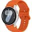 Ремінець для Samsung Galaxy Watch 4 44mm - помаранчевий ширина кріплення 20мм силікон Watchbands Seven Pro (W49-7WB27838211) - мініатюра 1