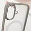 TPU+PC чохол Blueo Skin Friendly Frosted with MagSafe для Apple iPhone 16 (6.1) Сірий / Grey - мініатюра 5