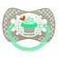 Силіконова симетрична пустушка Canpol Babies Cupcake, сірий, 6-18 міс. (23/283_grey) - мініатюра 1