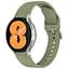 Браслет Galaxy OneLine для Samsung Galaxy Watch 5 - хакі ширина кріплення 20мм силікон Watchbands (W42-1WB14862751) - мініатюра 1