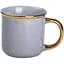 Чашка керамическая Liling Rongxiang Ceramic Good life 320 мл серая RX-N231506G - миниатюра 1