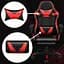 Кресло геймерское Care Life с подставкой для ног Red/Black (CF-301) - миниатюра 6