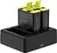 Зарядний пристрій Telesin 3 Slots Battery Charger + 2 акумулятори для Hero 9/10 GP-BTR-903 [76676] - мініатюра 3