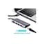 Концентратор Dynamode USB3.1 Type-C to HDMI, 3хUSB3.0, RJ45, USB Type-C Female, SD (Dock-USB-TypeC-HDMI-USB3.0-RJ45) - мініатюра 2