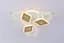 Люстра светодиодная Valeso V K39939-3 3 1 WT gold с пультом - миниатюра 3