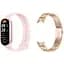 Фітнес-браслет Xiaomi Smart Band 9 Mystic Rose + металевий ремінець Type C Rose gold - мініатюра 1