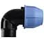 Колено ПНД Vsplast 40x1 1/4 '' В 4002 000013326 - миниатюра 1