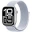 Apple Watch Series 10 GPS 42mm Silver Aluminum Case with Blue Cloud Sport Loop MWWD3 - миниатюра 1