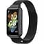 Ремінець DK для Huawei Band 7 Metal Milanese Loop Magnetic (black) - мініатюра 2
