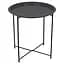 Складной стол Bo-Camp Harlem 46x46 cm Black (1404325), Черный - миниатюра 1