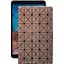 Чехол StatusCASE из экокожи для планшета Xiaomi Mi Pad 4 Коричневый ромб - миниатюра 1