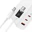 Мережевий зарядний пристрій Baseus GaN5 Pro Fast Charger 2C+U 140W EU Cable Type-C to Type-C 240W 1m CCGP100202 White - мініатюра 3