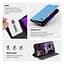 Чехол-книжка для Motorola G75 5G, OneFold Case, голубой, из экокожи (PU) и TPU, с магнитом, с подставкой и отделением для карт, трансформируется в подставку, противоударный, защита всего корпуса, ArmorStandart (ARM81627) - мініатюра 4