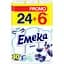 Туалетний папір Emeka White 3 шари 24+6 шт. - мініатюра 1
