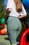 Велосипедки для беременных Parma XL (48) Lullababe Темно оливковый - миниатюра 3
