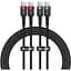 Кабель Baseus Cafule Charging Type-C to Type-C 100W 2m 2pcs Black (P10318306003-01) [141247] - мініатюра 1