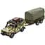 Игровой набор TechnoDrive Land Rover Defender Military с прицепом (520027.270) - миниатюра 1