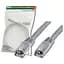 Патч-корд Digitus 0.5м, cat.5e, SF-UTP, AWG 26/7, gray (DK-1531-005) - мініатюра 1