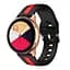 Браслет D2 Normal для Samsung Galaxy Watch 5 - черно-красный ширина крепления 20мм силикон Watchbands (W37-3WB82530321) - миниатюра 2