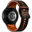 Ремешок для Samsung Galaxy Watch 5 40mm - черно-оранжевый ширина крепления 20мм силикон Watchbands Scales (W19-7WB66359999) - миниатюра 1